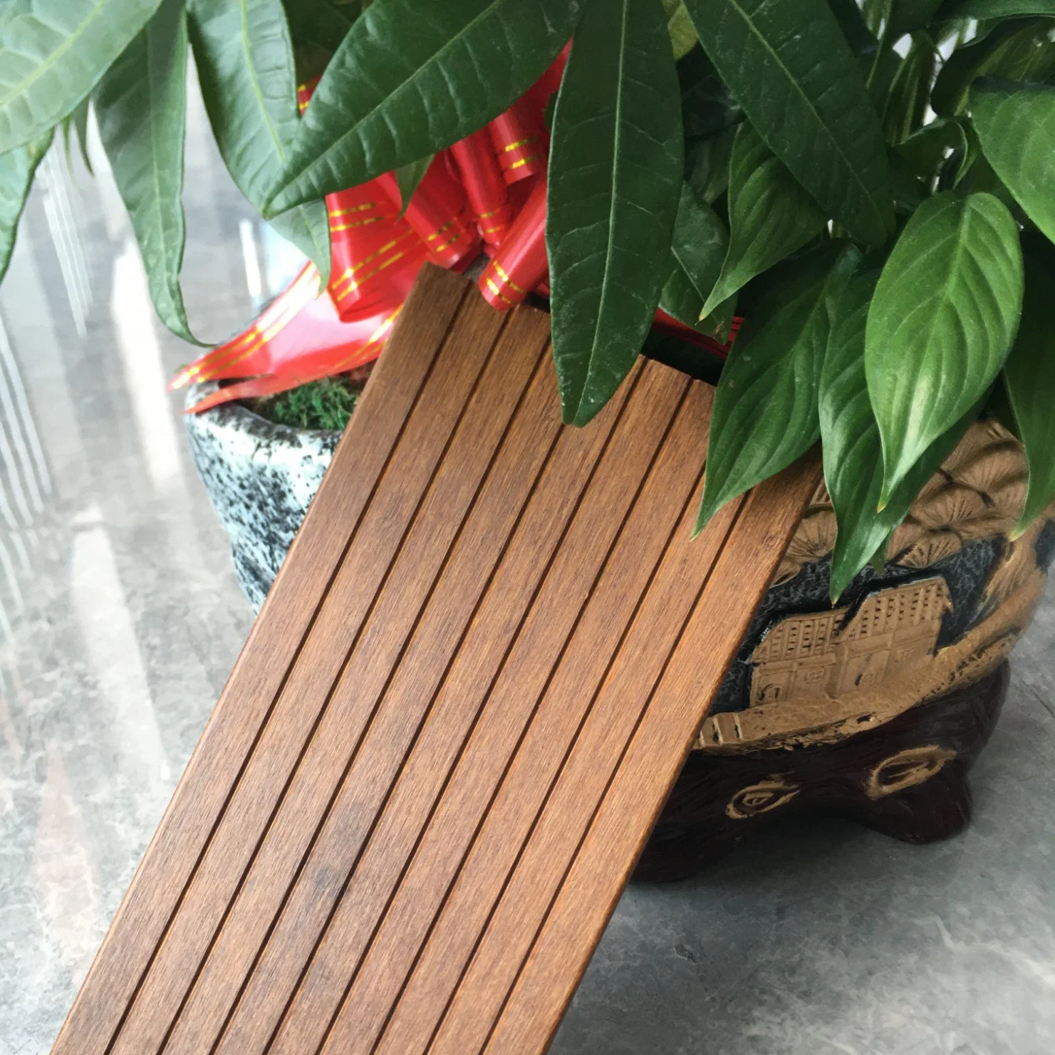 Building Material Engineered Wooden Flooring Outdoor Strand Woven Bamboo Flooing