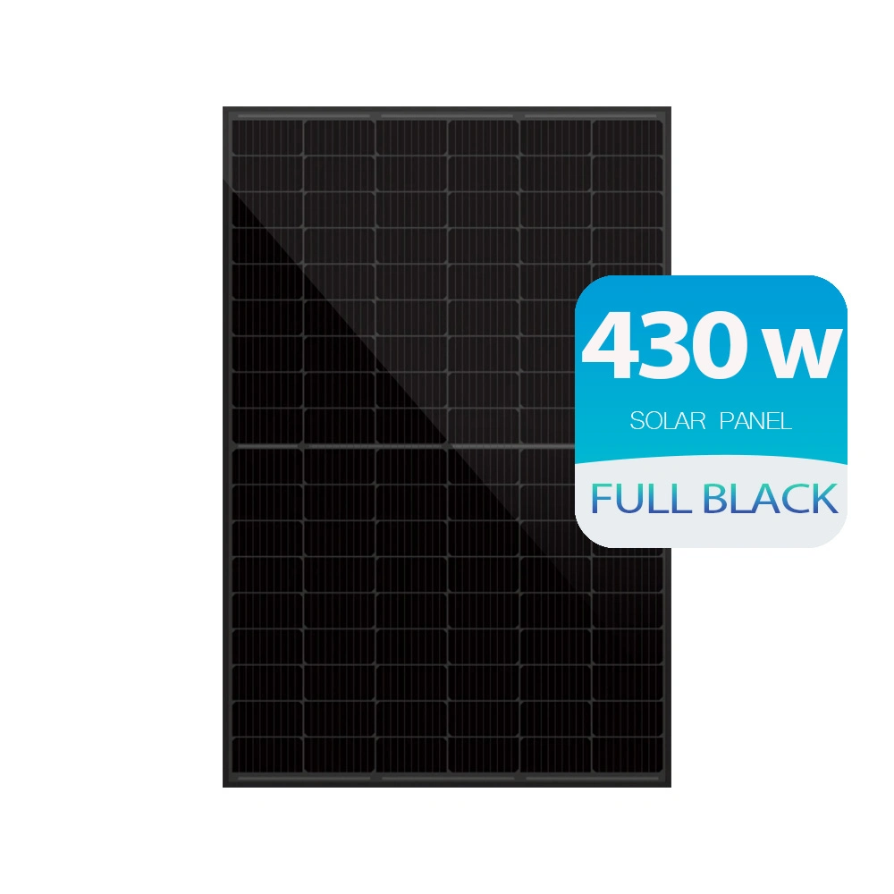 Solar Panel Full Black 410W 420W 430W All Black Mono PV Module