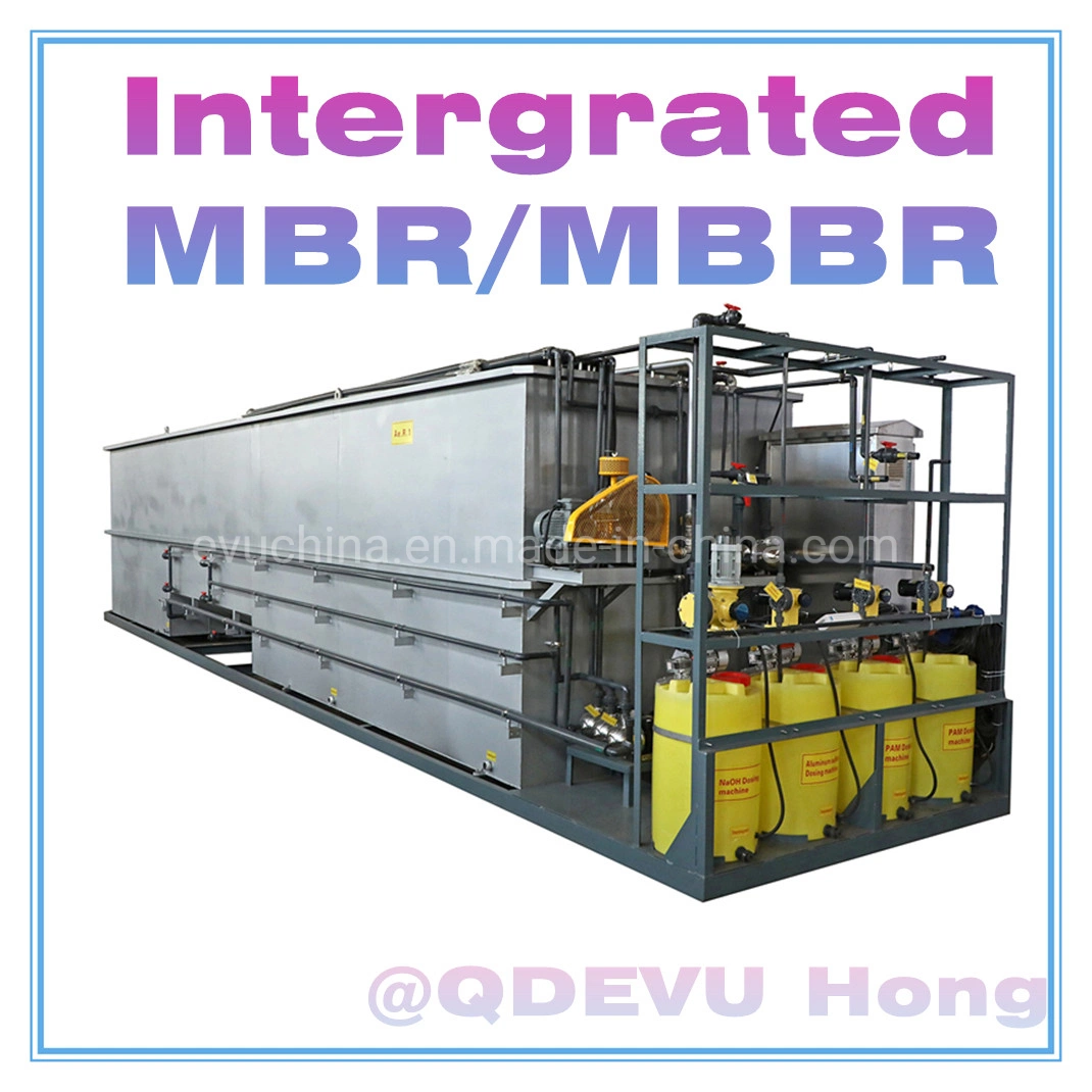 Industrial Mbr/Mbbr Intergrated Sewage Treatment Plant Equipment for Oil Refining Alcohol Wastewater/Sewage/Effluent/Black/Grey Waste Water Treatment