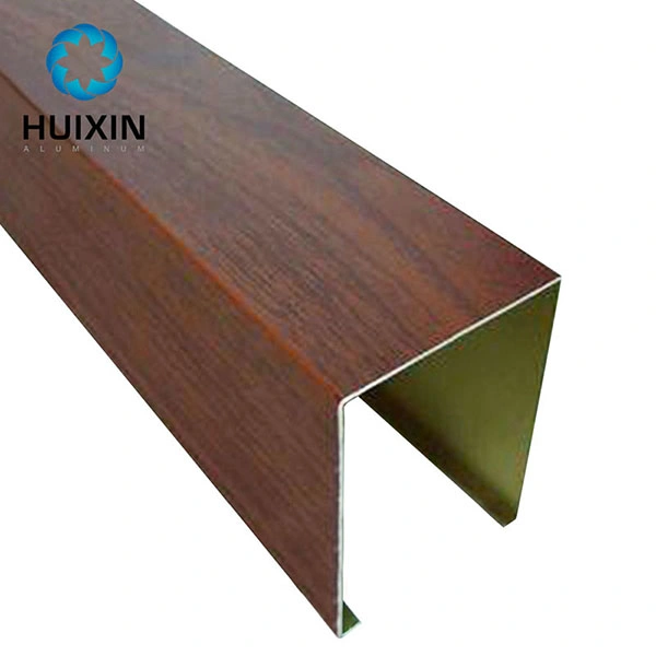 6063-T5 Metal Wooden Grain Aluminum Cell Ceilings Products