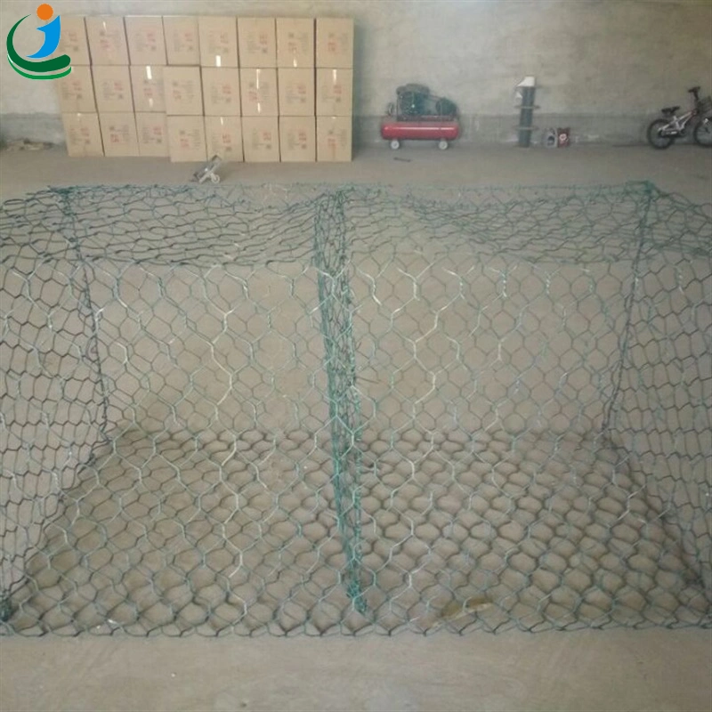 Retención de malla de alambre de hierro galvanizado Gabion Box