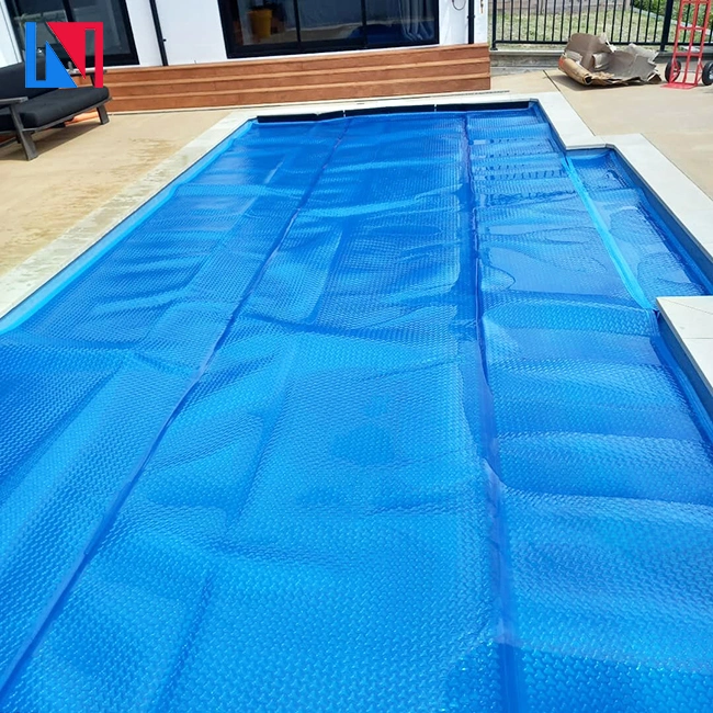 PE bleu piscine couvercle de la chaleur solaire pour piscine dans le sol