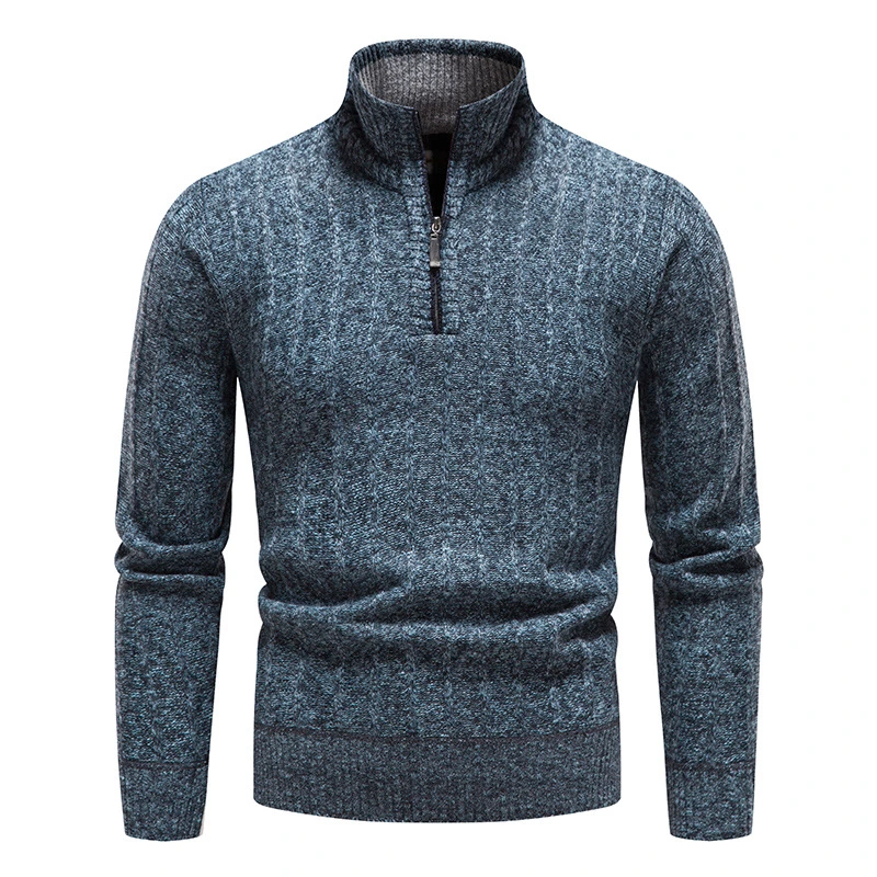 OEM Herren Quarter Zip Up Cardigan Pullover mit Kragen Pullover Lässig Pullover