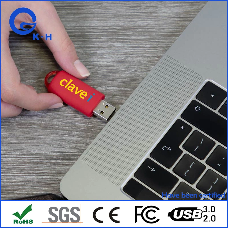 Пластмассовые пружинные USB флэш-памяти Memory Stick™ 16 ГБ 32ГБ 64ГБ 128 ГБ