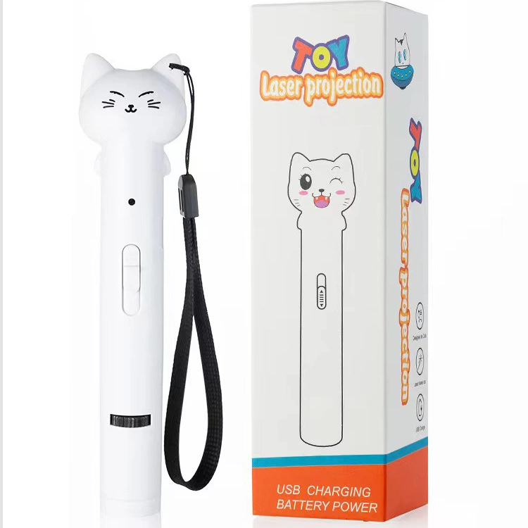 Durable USB Rechargeable Laser Custom Electronic Pet Funny Interactive Cat Toy Laser Funny Cat Pen