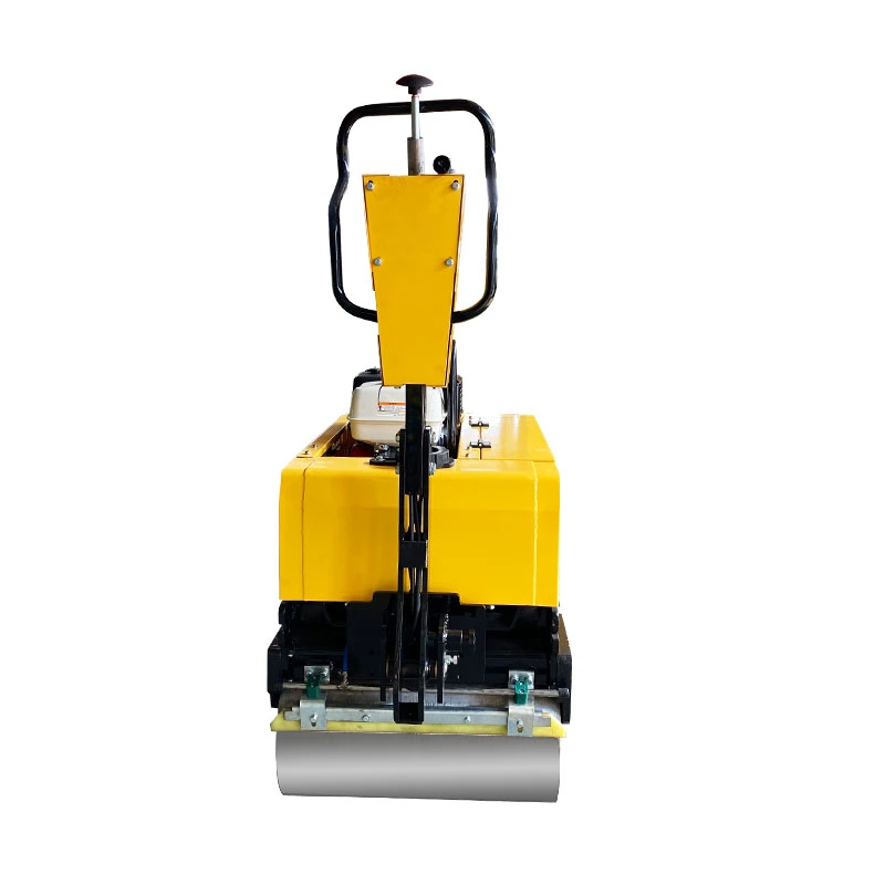 800kg Double Drum Road Roller Hydraulic Walk Behind Road Roller Asphalt with Electric Start