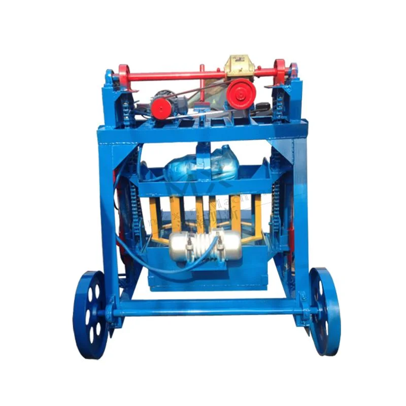 Semi-Automatic Paving Stone Building Material Paving Brick Forming Concrete Block Making Machine