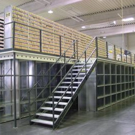 Hot Sale Steel Q235 Warehouse Rack Mezzanine Floor Shelves