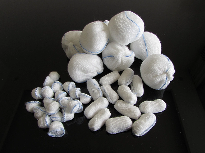 Disposable Absorbent Medical Cotton Gauze Ball