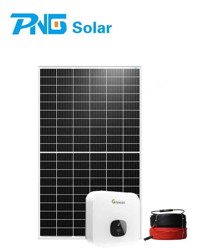 3kw 5kw on Grid Solar Energy System with Growatt Inverter