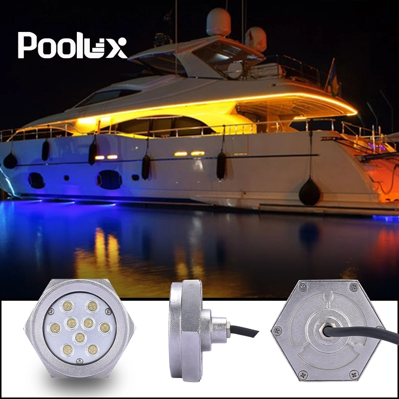 316 Stainless Steel 27watt IP68 Navigation Marine Light