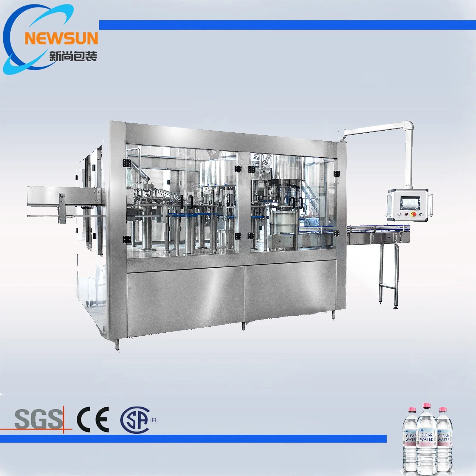 Automatic Bottled Mineral Pure Aqua Drinking Spring Sparking Water Bottle Bottling Filling Making Packing Production Plant Machine Price