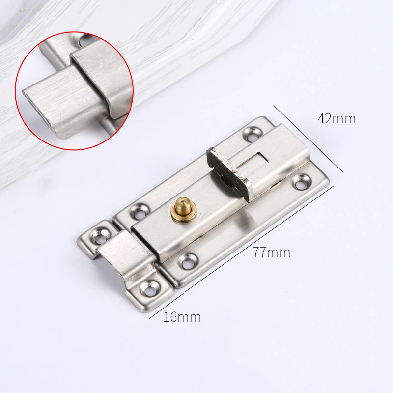 Stainless Steel Window Accessories Automatic Spring Latch Manual Anti-Theft Door Lock Bolt