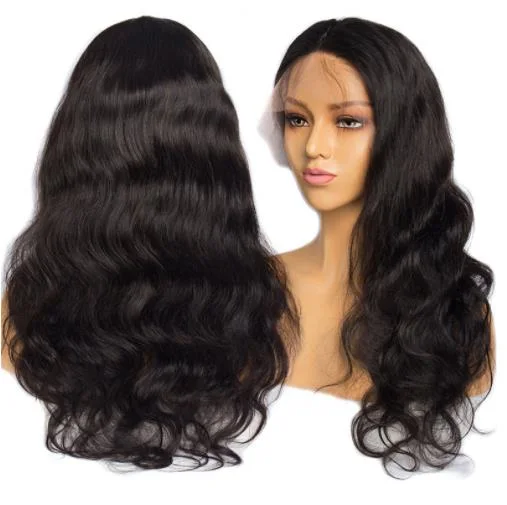 4X4 5X5 13X4 13X6 360 Pleno encaje peluca de China en bruto de extensión de cabello negro de encaje peluca delantero brasileño Mayorista/Proveedor Virgen ola cuerpo pelucas cabello humano.