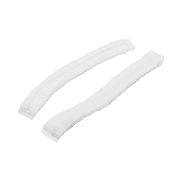 Disposable Non-Woven Strip Clip Cap with Elastic Band