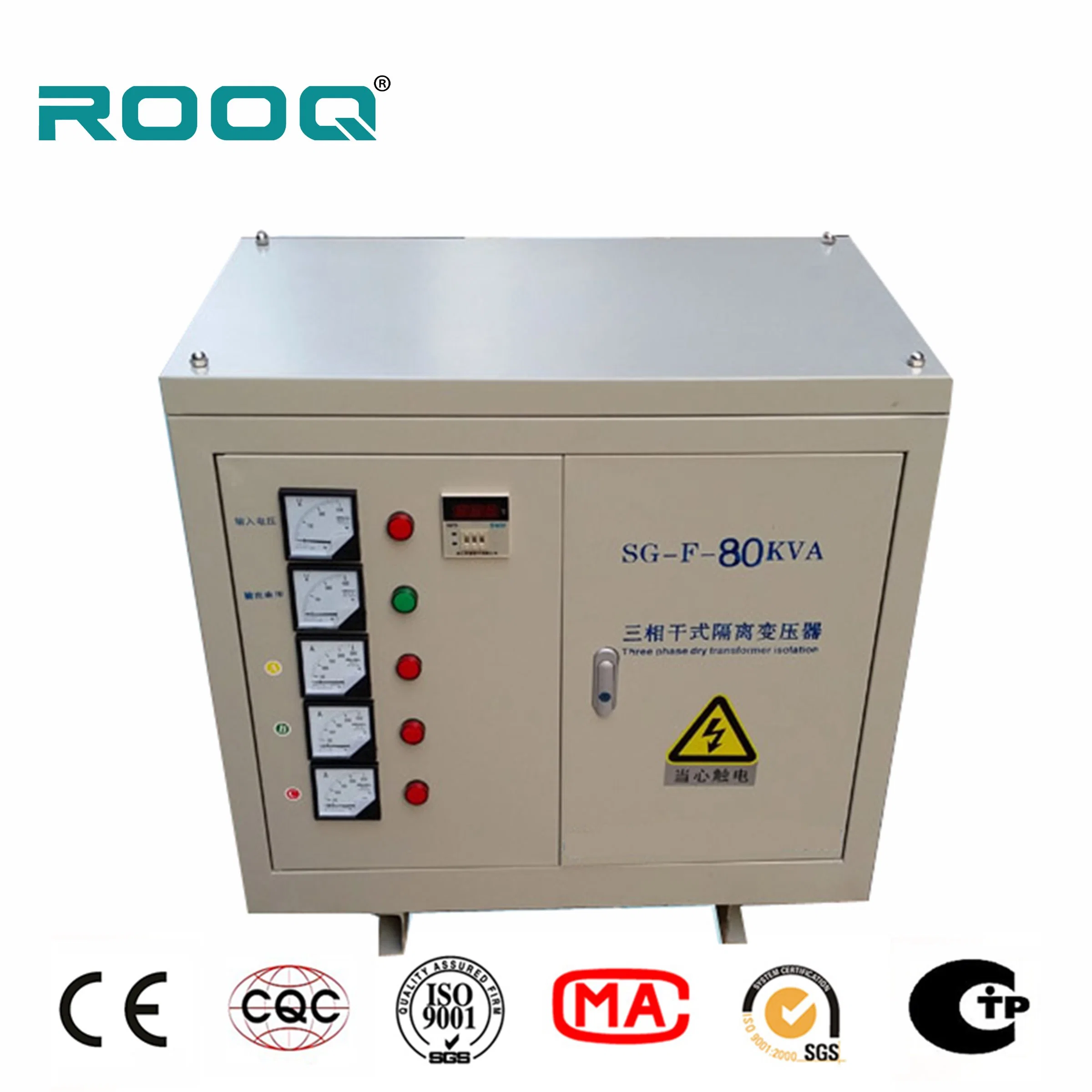 120kVA Three-Phase Dry Type Low-Voltage Isolation Electrical Transformer for Power Distribution