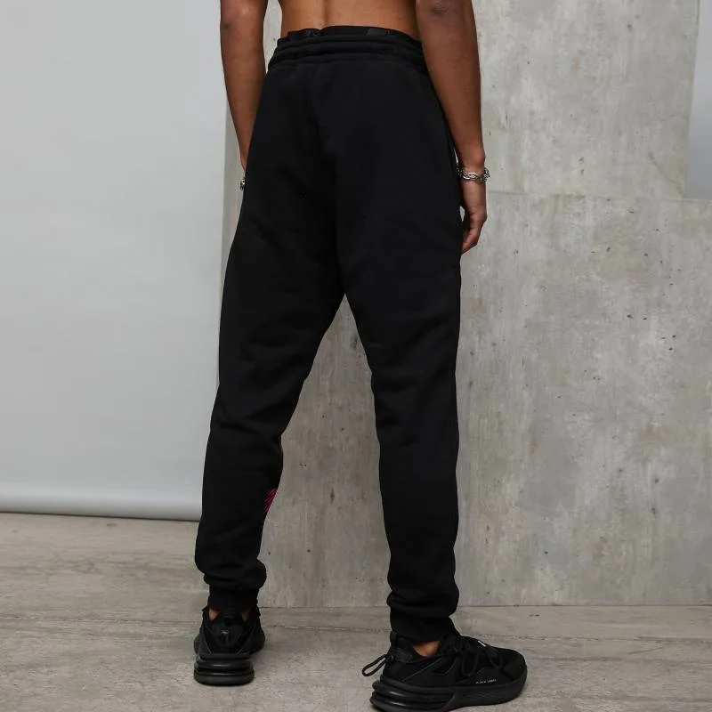 Mens Casual Printed Cutting Sport Jogger Pants