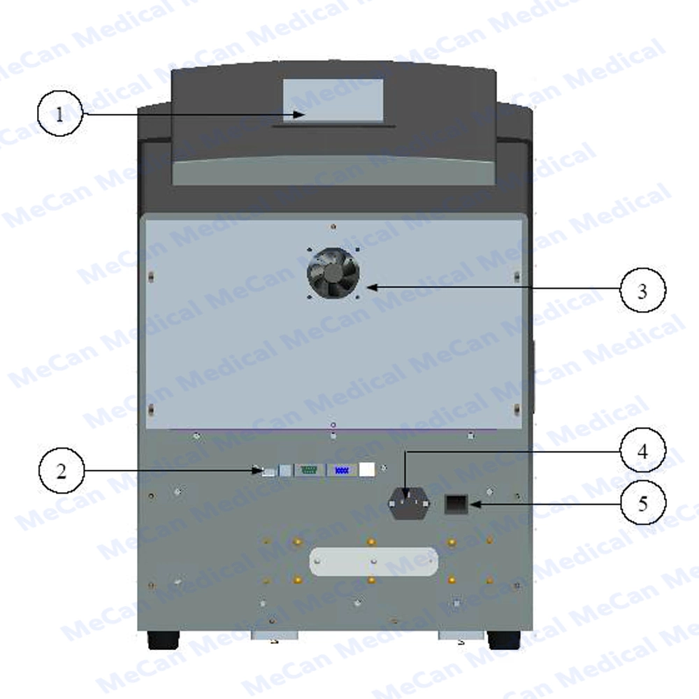 Analizador de gases sanguíneos de instrumentos de laboratorio Med-L-Bg800