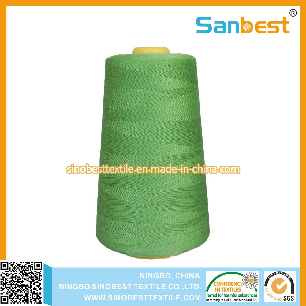 Poly/Poly Corespun Sewing Thread with Excellent Abrasion Resistance 28s/2