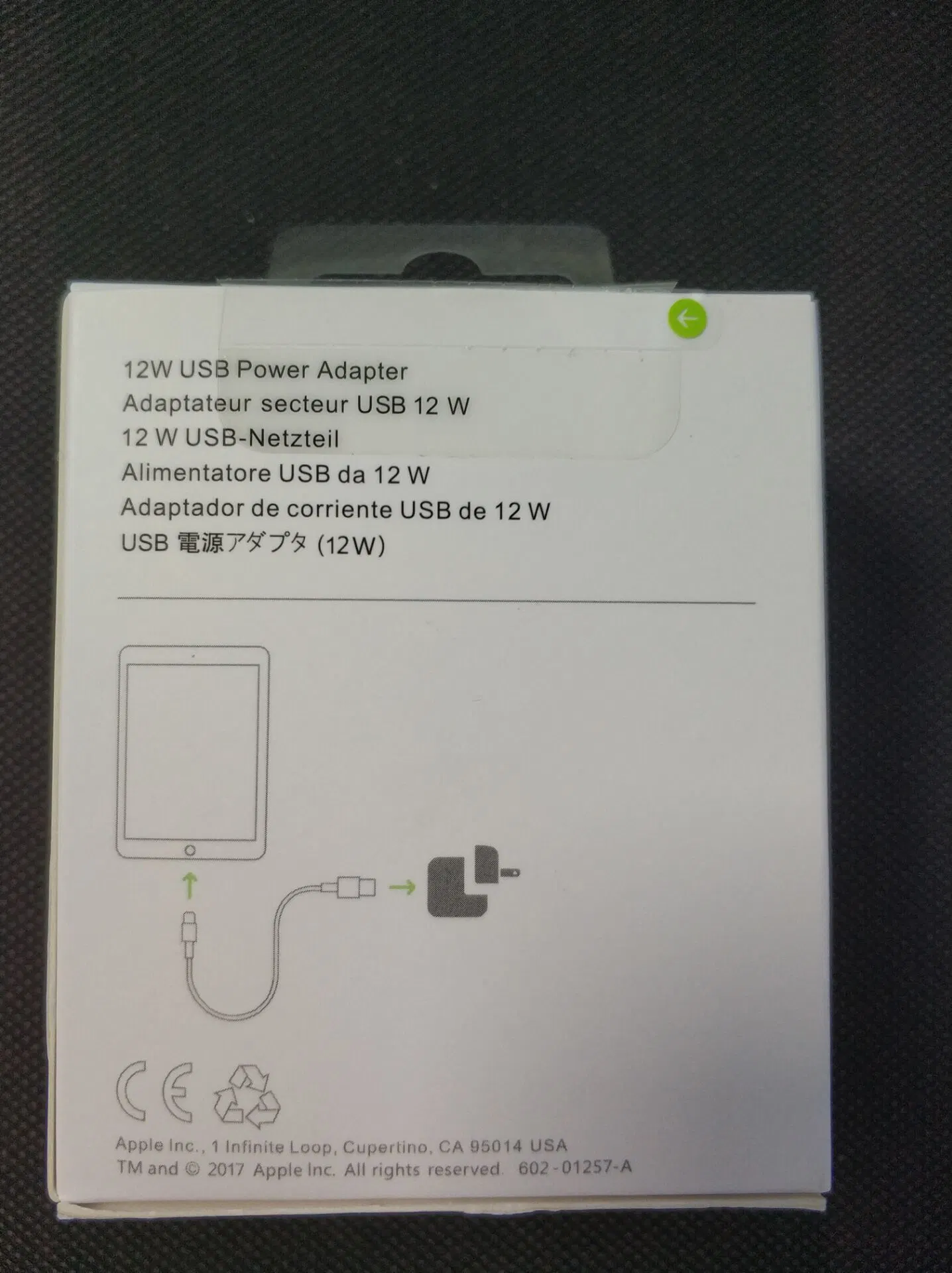 Venta caliente de la UE/US Polo cargador de viaje portátil USB adaptador de corriente de 12W para el iPhone