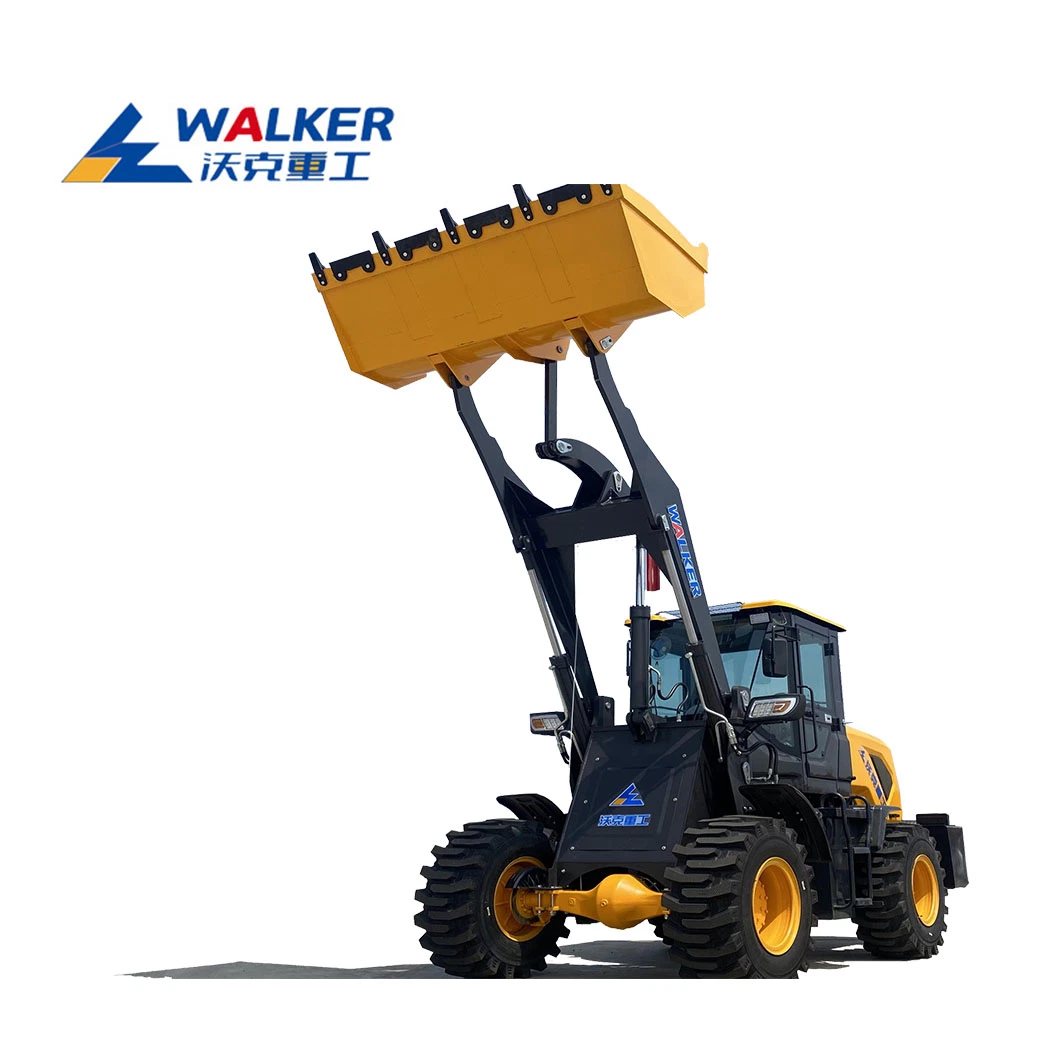 Multi Function Construction 0.8t/1.0t/1.2t/1.5t/1.8t/2.0t/2.5t/3t Ton Small Scale Compact Telescopic Front End Wheel Loader Quick Hitch for Various Attachments