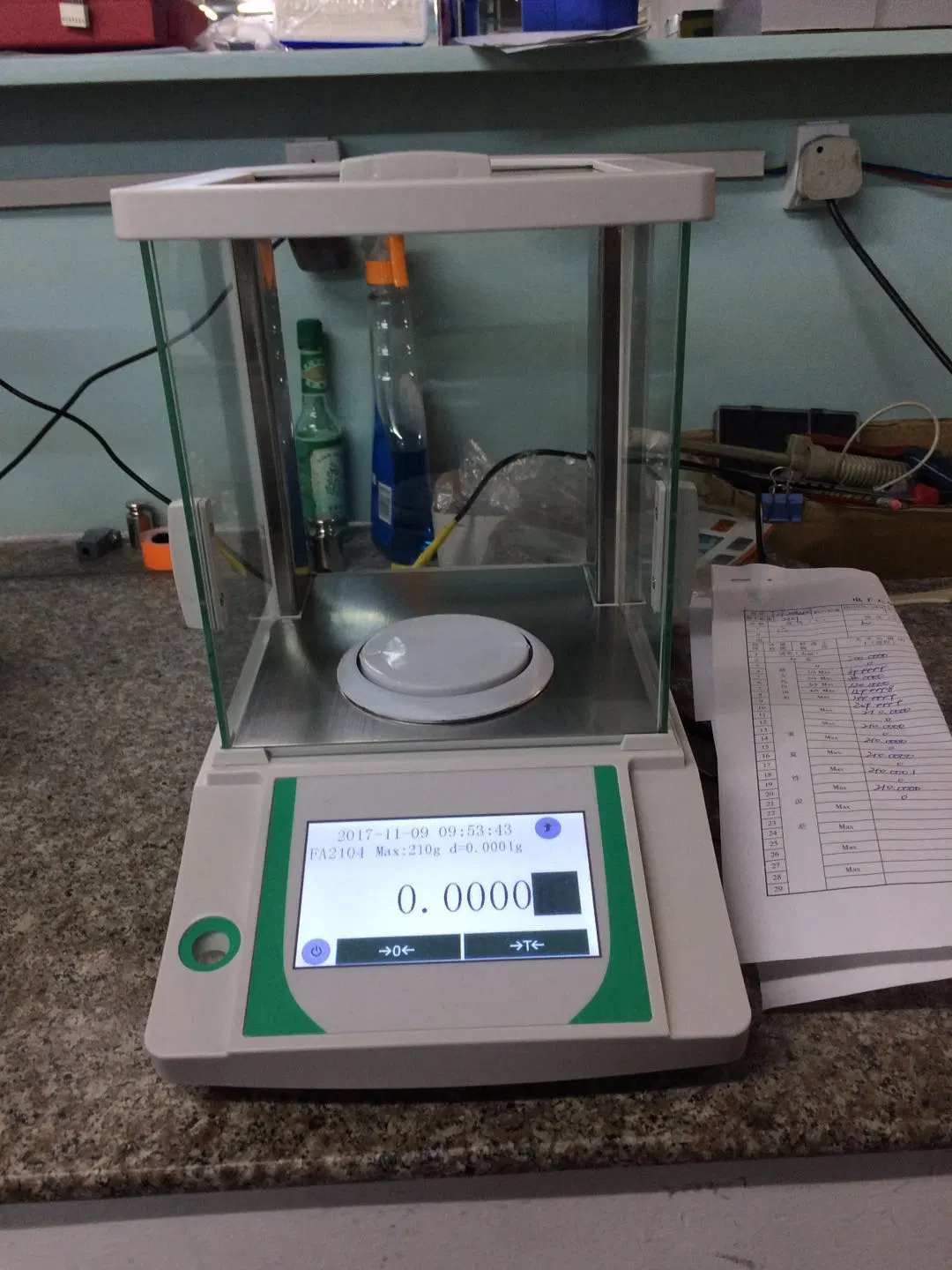 220g 0.1mg Internal Calibration Laboratory Medical Scale Digital Electronic Analytical Balance