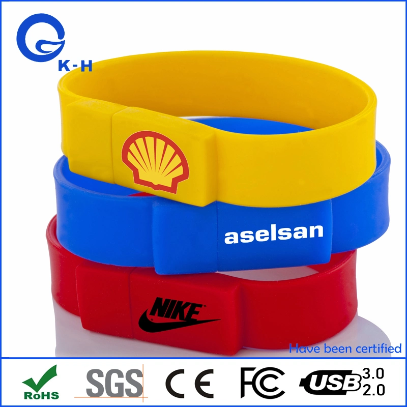 Armband mit USB 2,0-Flash-Memory Stick 16GB aus Gummi