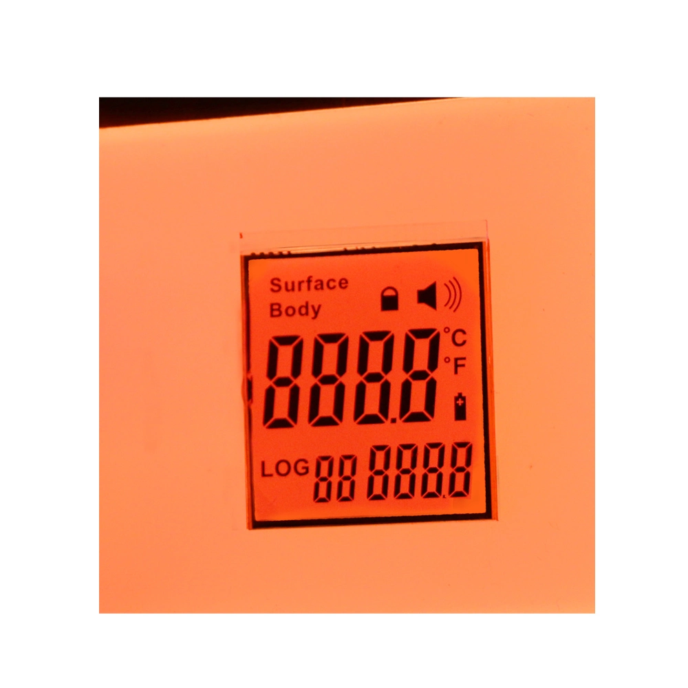 Customized Tn LCD positivo 5V telas LCD para medidor de temperatura