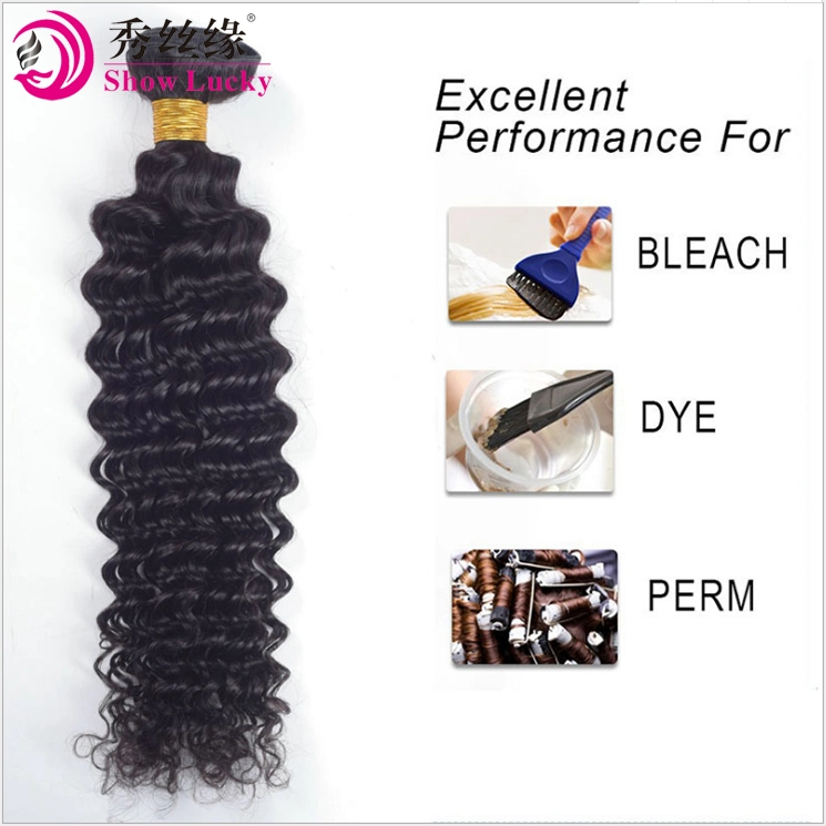 Fast Shipping Natural Unprocessed Deep Wave Hair Wholesale/Supplier Virgin Filipino Human Hair Weaving