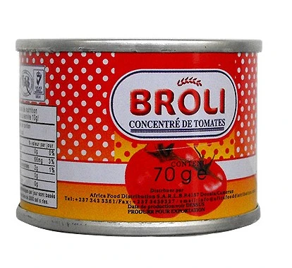 70g and 2200g Tomato Paste Broli Tomate Pate Factory Price