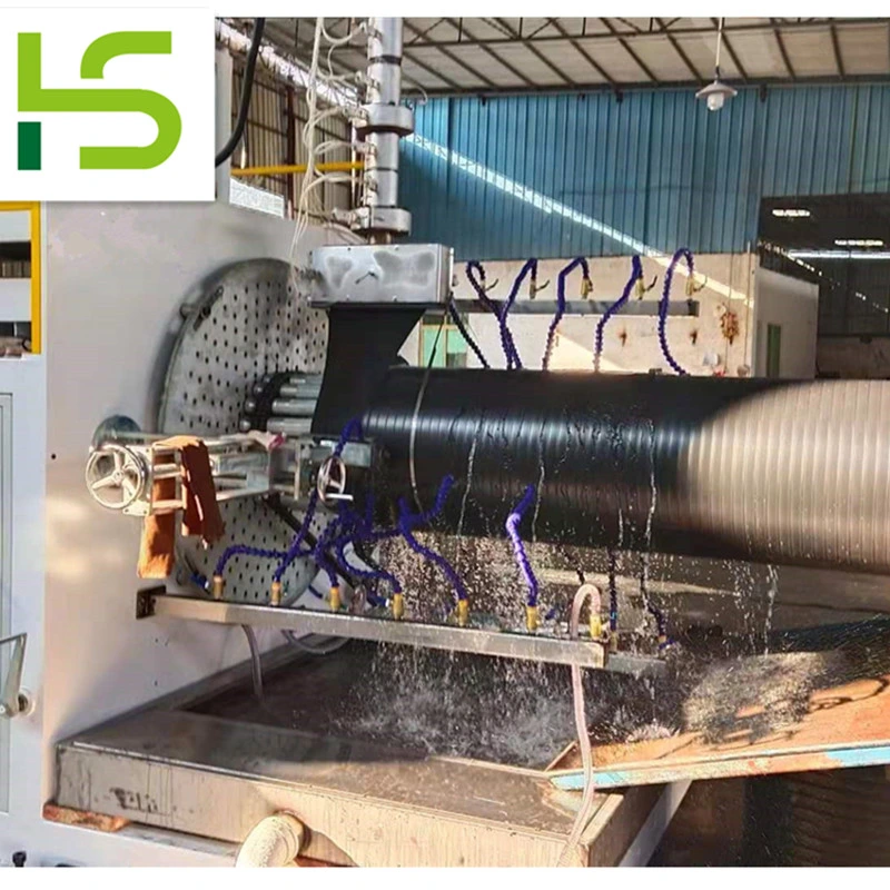 HDPE Spiral Polyurea and Isocyanate Pre Insulated Pipe Jacket Extrusion Line