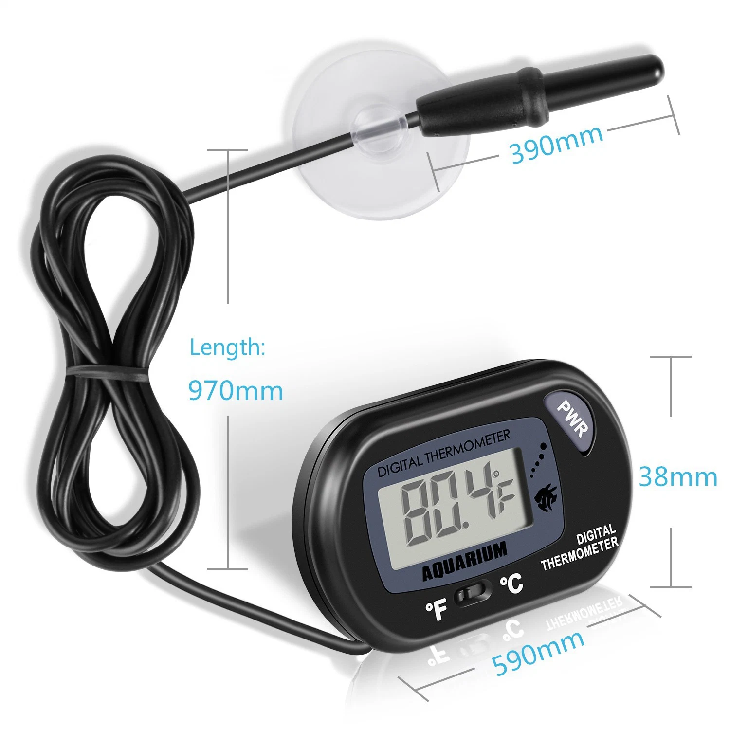 Digital-Thermometer -50~+70c beliebt für Aquarium