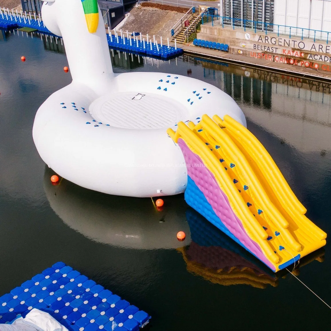 Giant Inflatable Unicorn Water Toys Sold to Water Parks Inflatable Water Toys