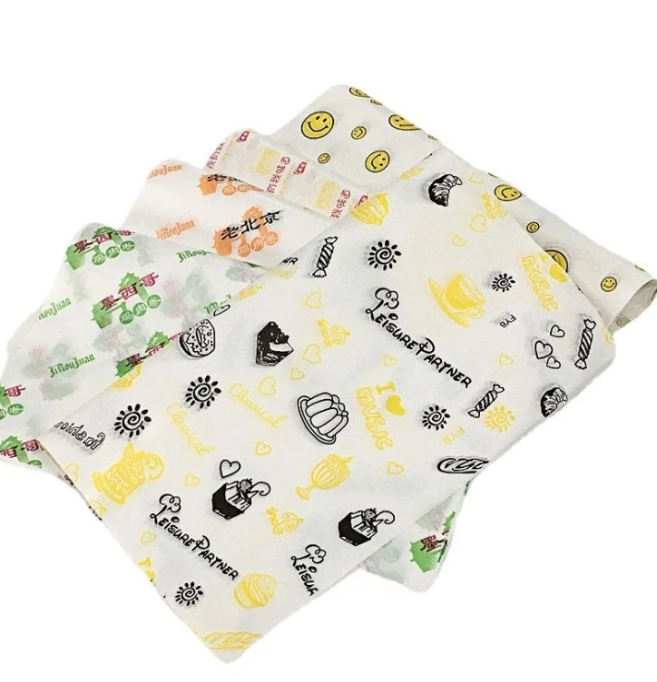 Packaging Deli Hamburger Wrapper Burger Wrap Grease Proof Paper