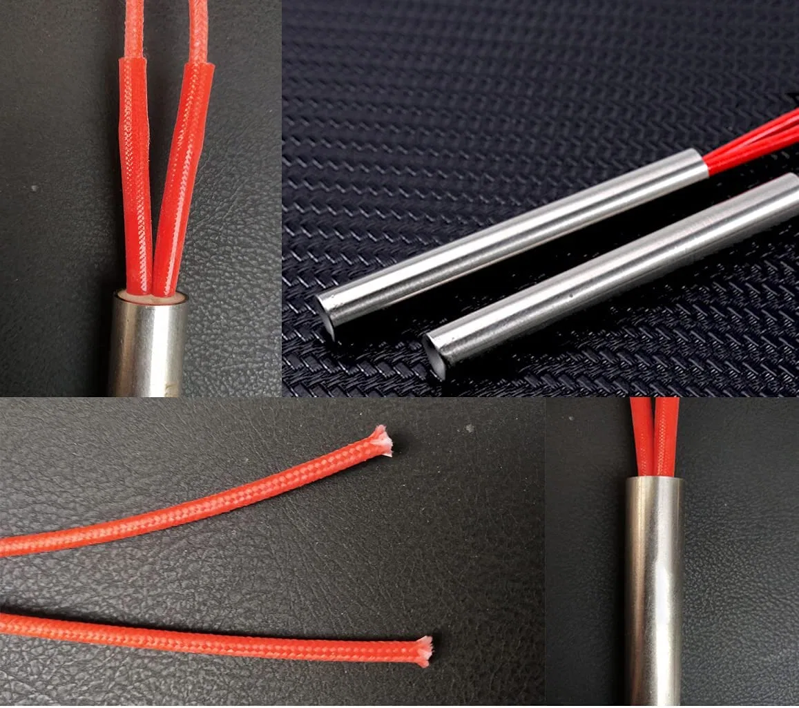 12V 24V 48V 220V Stainless Steel Industrial Electric Cartridge Element Heating Rod for 3D Printer