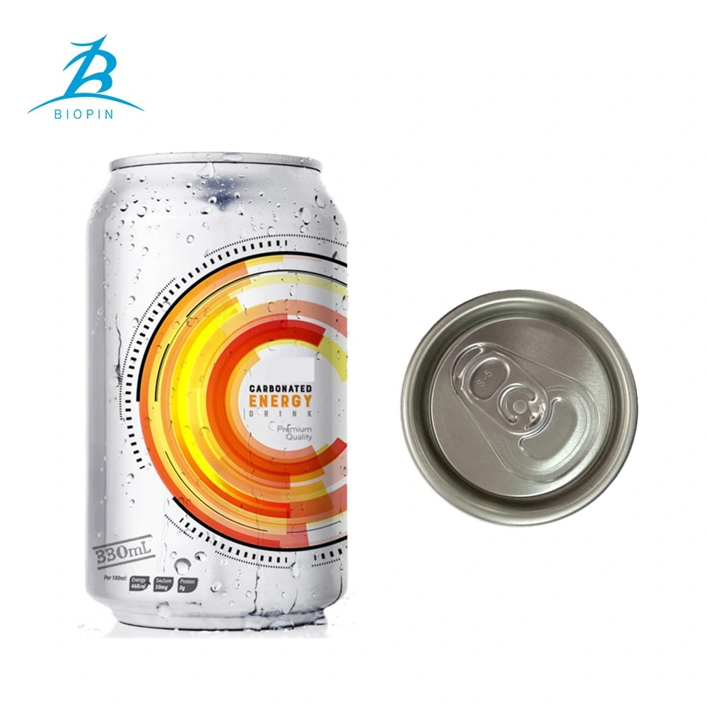 Custom 330ml Standard Aluminium Soda Dose für Saft Bier Verpackung 11,2oz versiegelte Dose mit EOE Deckel