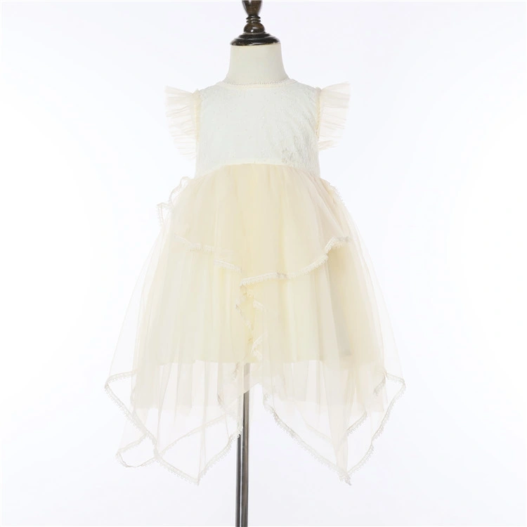 New Children Summer Frock Design Clothes Flower Girl Tulle Fashion Dress