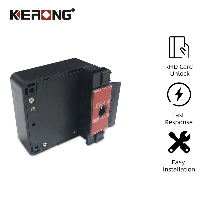 KERONG Electronic Keyless Anti-Theft Security RFID Locker Lock vidro deslizante Bloqueio do armário