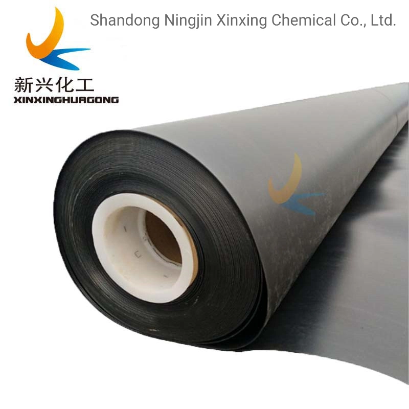 Environmental Protection Black and White Color HDPE Smooth Fish Farm Pond Liner Geomembrane