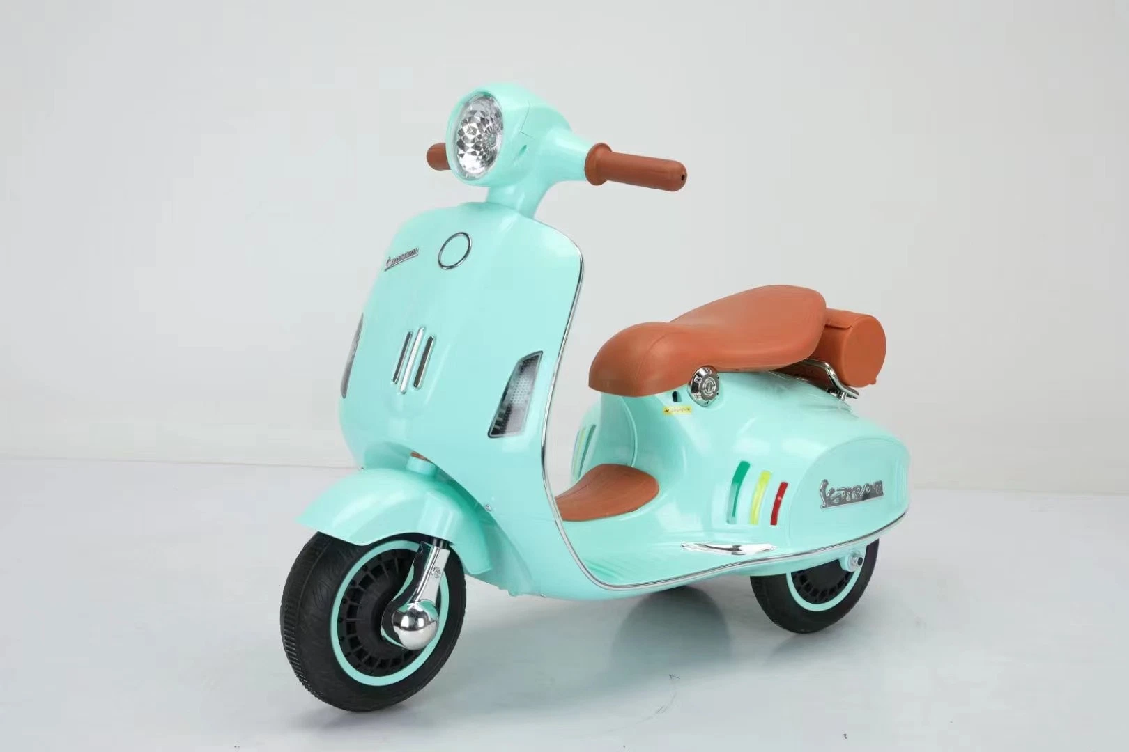 Trumpet Magnolia Scooter Children&prime; S Electric Toys Children&prime; S Baby Large Battery Dual Drive Electric Motorcycle with Rear Hanging Scooter