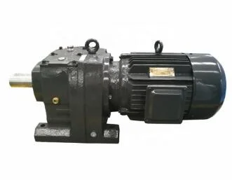 R Series Helical Reductor Transmission Parts with Electric Motors Engine