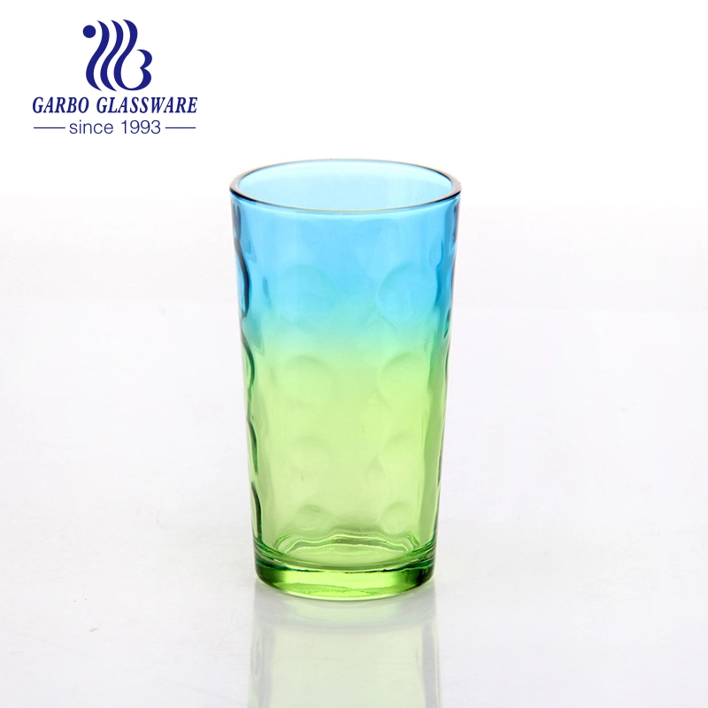 Wholesale/Supplier Cheap Transparent Various Size Glass Tea Coffee Colored Tumbler for Daily Use