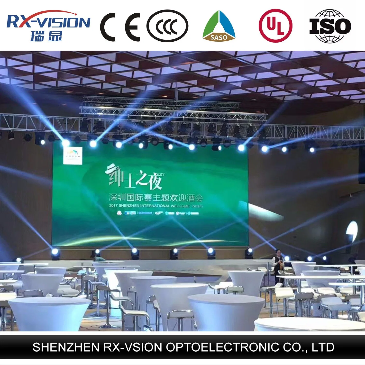 LED Display Panel Factory Rental LED Screen LED Display Indoor P3.91 & P2.604 1mx0.5m