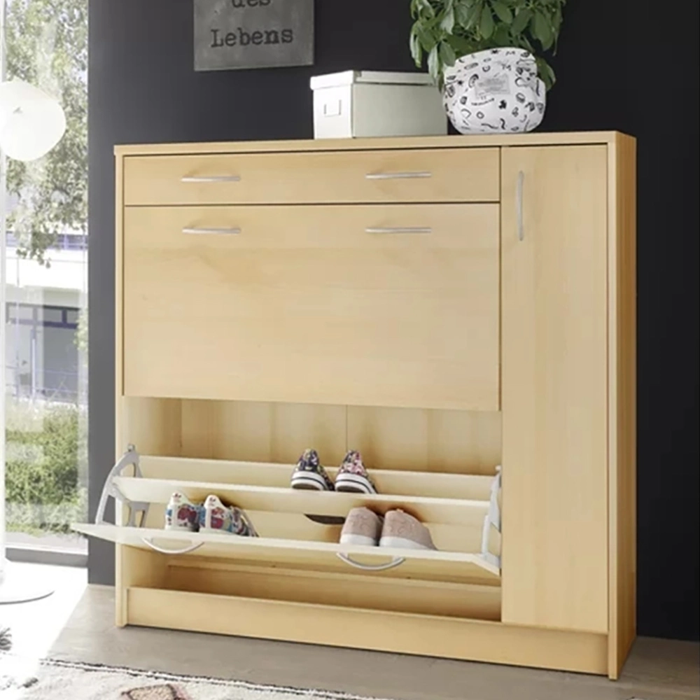 Modern Wooden Cabinet Storage Hallway Furniture Shoe Rack for Sale