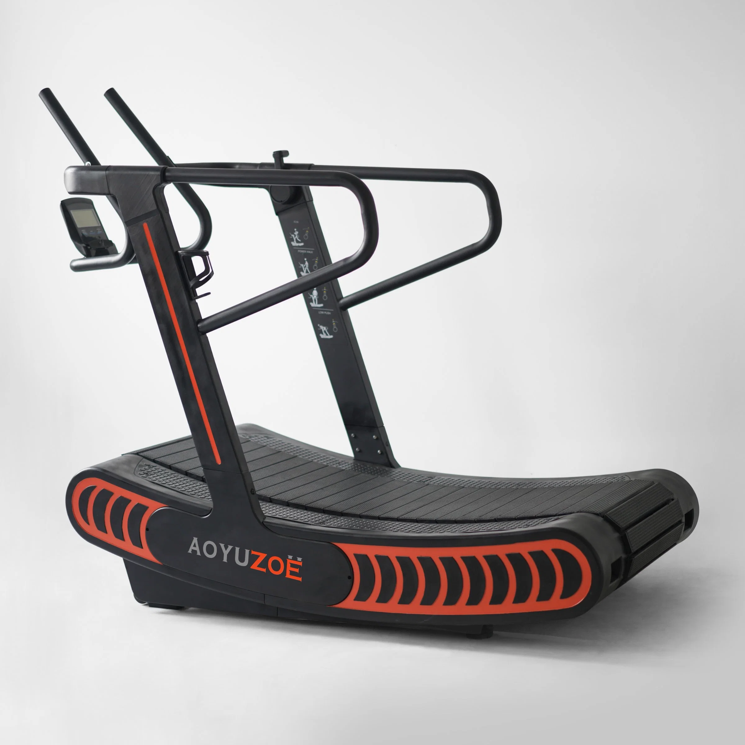 Equipos de gimnasia Comercial Curved Mecánica UnPowered Luxury Gym Equipment Treadmill Para la venta