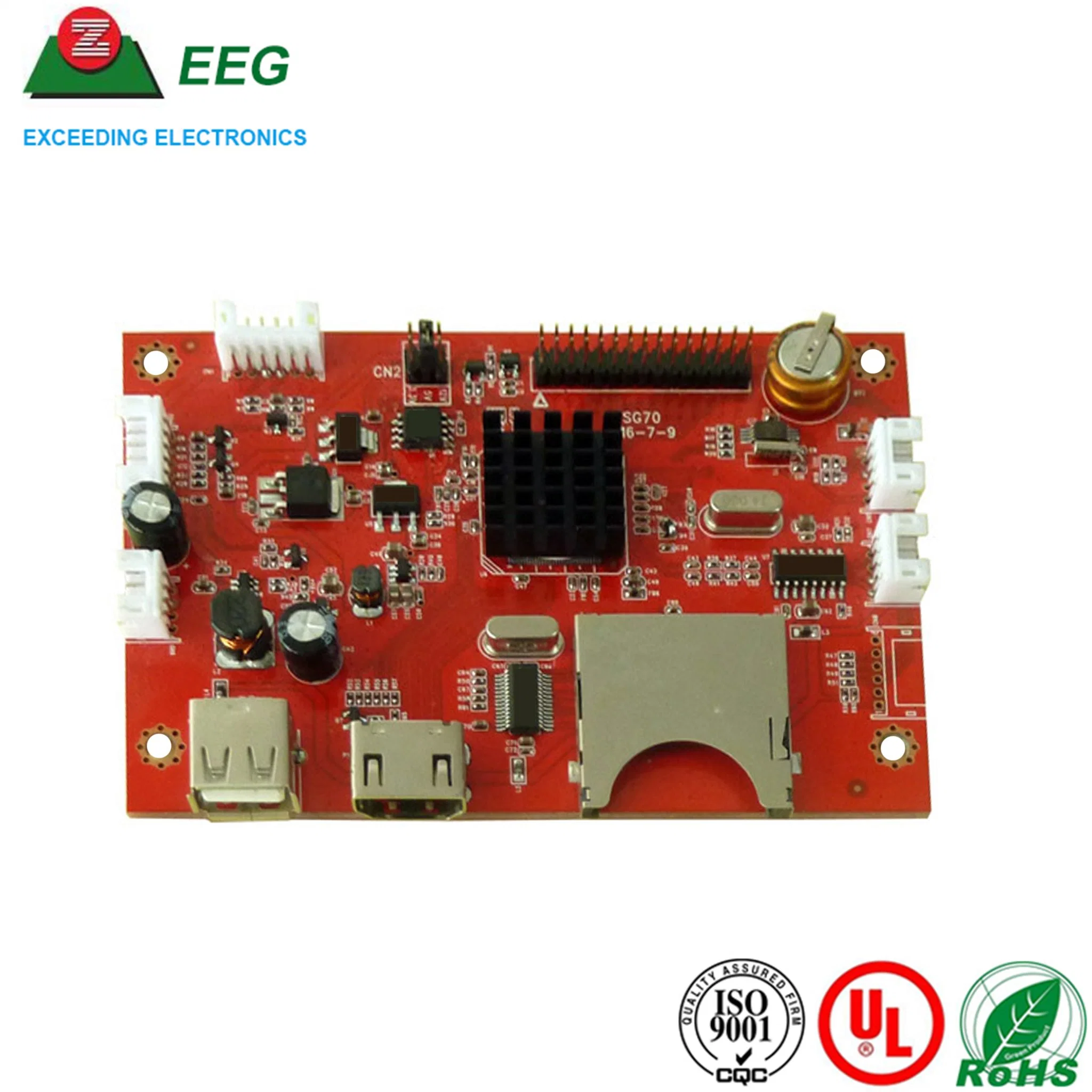 Placa de circuito impreso de alta calidad Multilayer PCB Fabricación con ISO9001 Aprobado