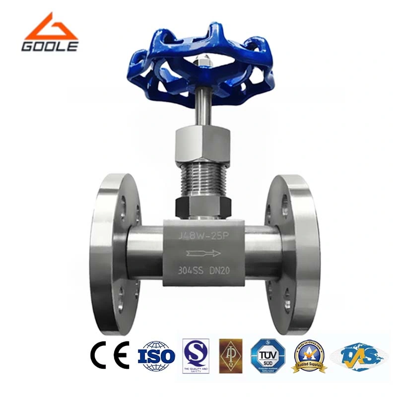 Stainless Steel Flanged Ends Needle Valve