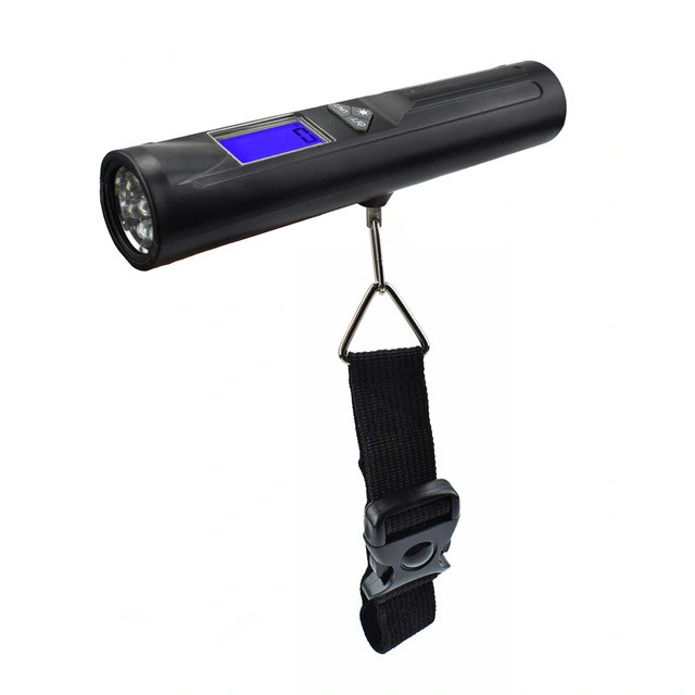 LED Display with Torch 50kg Travel Digital Electronic Hanging Scale