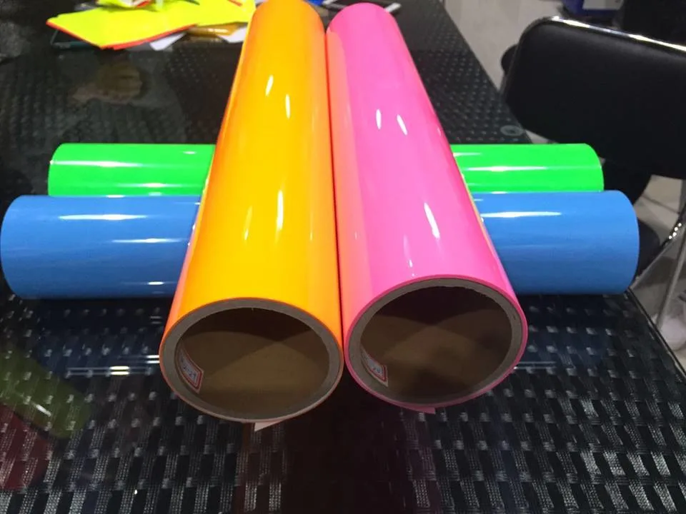 Colour Sign Film Material Rolls Marking Vinyl for Lettering Cutter