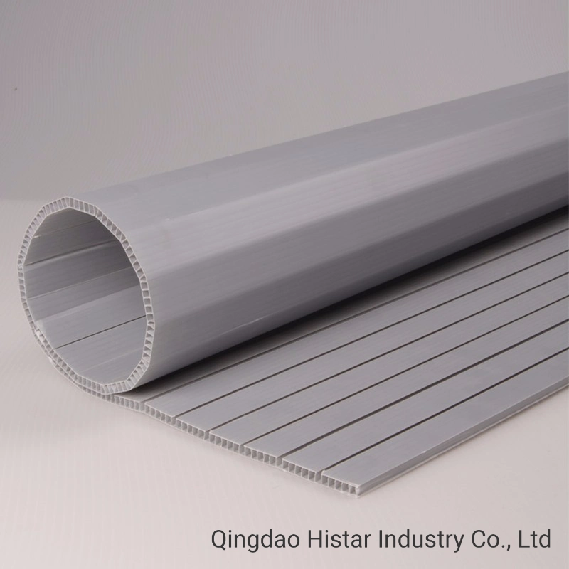 Corrugated PP Roll Protecter Easily Assembled Customized Corflute Protector Hard Plastic Sheet Protectors